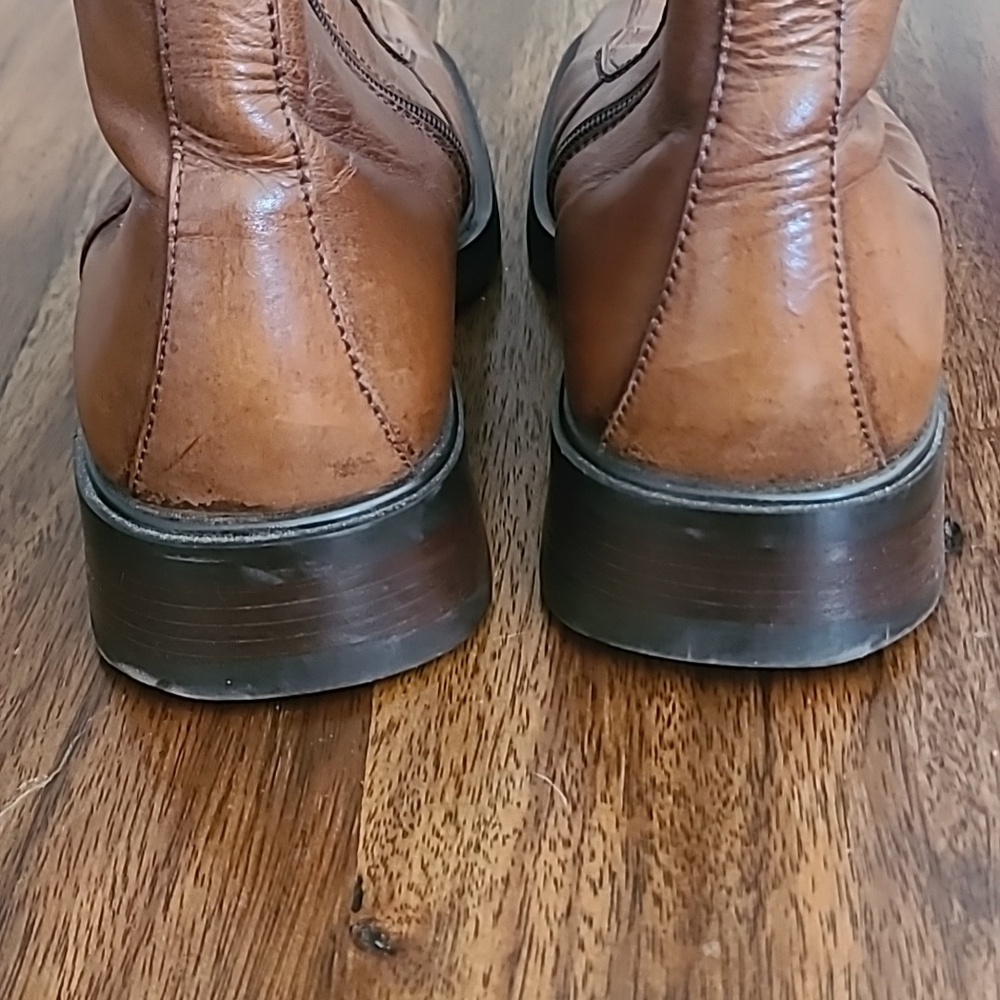 ALDO Business Casual Leather Men's Dress Shoes Mid-top Boots Brown 10.5M (42) - Picture 4 of 8